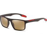 Techsuit - Sunglasses Polarised TR90 (MM101) - UV Protection - Matte Brown