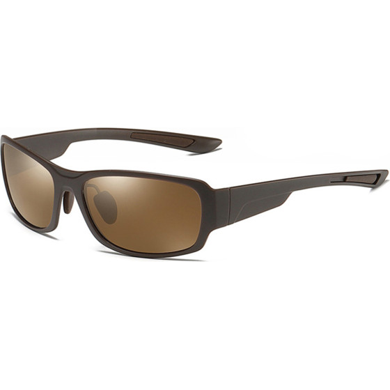 Techsuit - Sunglasses Polarised TR90 (MM108) - UV Protection - Brown - (MM108/BROWN)