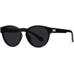 Techsuit - Sunglasses Polarised TR90 (TR7545) - UV Protection - Bright Black / Grey