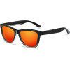 Techsuit - Sunglasses Polarized (0717) - for Men, with UV Protection - Gradient Black / Red
