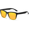 Techsuit - Sunglasses Polarized (0717) - for Men, with UV Protection - Gradient Black / Yellow