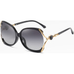 Techsuit - Sunglasses Polarized (1722) - for Women with UV Protection, PC - Black / Gray