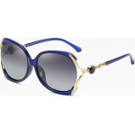Techsuit - Sunglasses Polarized (1722) - for Women with UV Protection, PC - Blue / Gray
