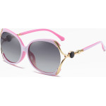Techsuit - Sunglasses Polarized (1722) - for Women with UV Protection, PC - Pink / Gray