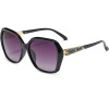Techsuit - Sunglasses Polarized (5599) - for Women with UV Protection, PC - Black / Gray