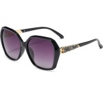 Techsuit - Sunglasses Polarized (5599) - for Women with UV Protection, PC - Black / Gray
