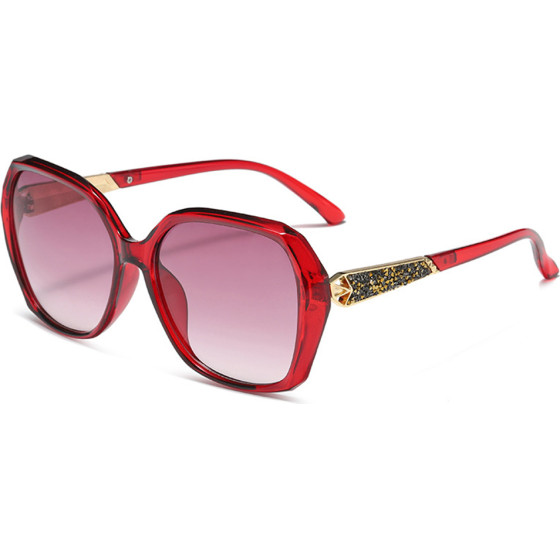 Techsuit - Sunglasses Polarized (5599) - for Women with UV Protection, PC - Red