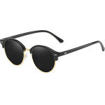 Techsuit - Sunglasses Polarized (66612) - for Men, with UV Protection - Black - (66612;BLACK)