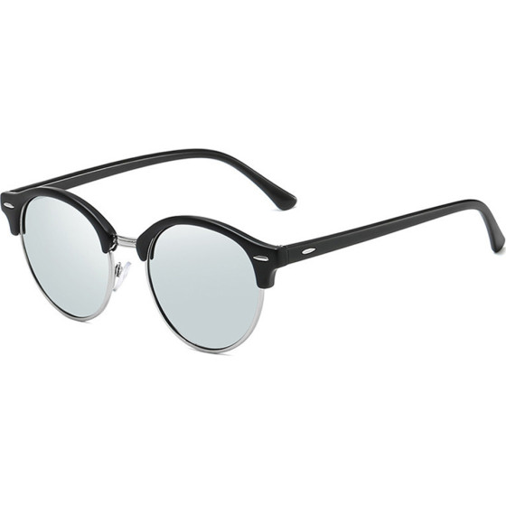 Techsuit - Sunglasses Polarized (66612) - for Men, with UV Protection - Silver - (66612;SILVER)