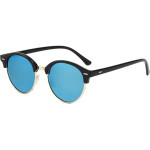 Techsuit - Sunglasses Polarized (66612) - for Men, with UV Protection - Gold / Blue - (66612;BLUE)