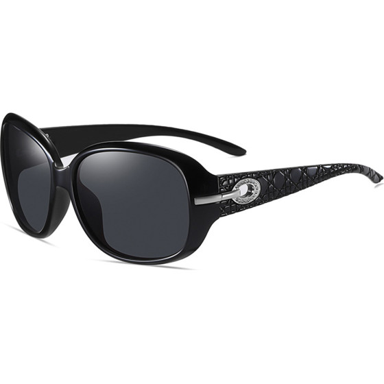 Techsuit - Sunglasses Polarized PC (2012) - UV Protection - Black / Gray
