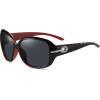 Techsuit - Sunglasses Polarized PC (2012) - UV Protection - Black / Red / Gray