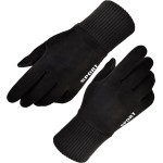 Techsuit - Touchscreen Gloves Suede - PU Leather, Plush Interior - Black - (ST0009)