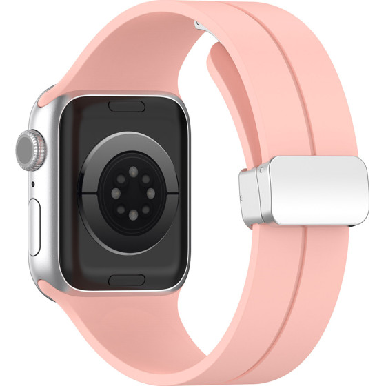 Techsuit - Watchband (W011) - Apple Watch 1/2/3/4/5/6/7/8/9/10/SE/SE 2 (38/40/41/42mm) - Pink
