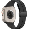 Techsuit - Watchband (W011) - Apple Watch 1/2/3/4/5/6/7/8/9/10/SE/SE 2/Ultra/Ultra 2 (42/44/45/46/49mm) - Black