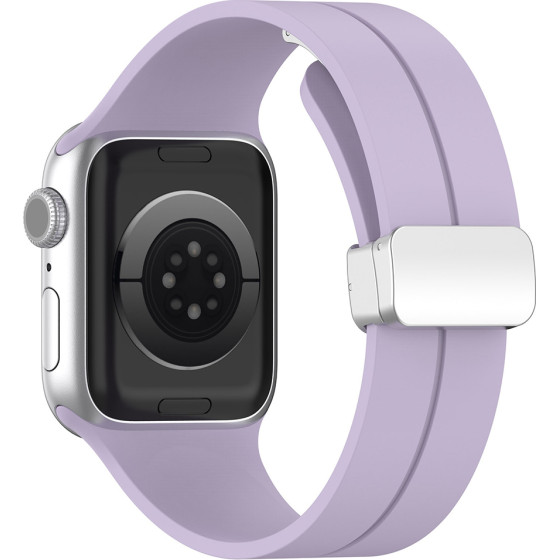 Techsuit - Watchband (W011) - Apple Watch 1/2/3/4/5/6/7/8/9/10/SE/SE 2/Ultra/Ultra 2 (42/44/45/46/49mm) - Purple