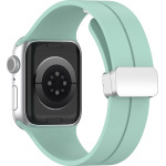 Techsuit - Watchband (W011) - Apple Watch 1/2/3/4/5/6/7/8/9/10/SE/SE 2/Ultra/Ultra 2 (42/44/45/46/49mm) - Teal Green