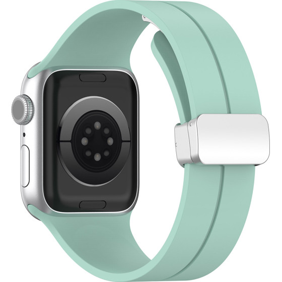 Techsuit - Watchband (W011) - Apple Watch 1/2/3/4/5/6/7/8/9/10/SE/SE 2/Ultra/Ultra 2 (42/44/45/46/49mm) - Teal Green