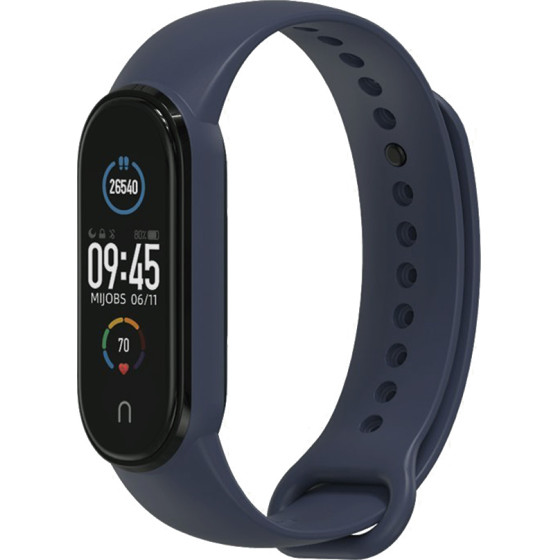Techsuit - Watchband (W013) - Xiaomi Mi Band 5 / 5 NFC / 6 / 6 NFC / Amazfit Band 5 - Dark Blue