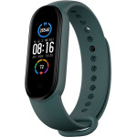 Techsuit - Watchband (W013) - Xiaomi Mi Band 5 / 5 NFC / 6 / 6 NFC / Amazfit Band 5 - Dark Green