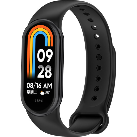 Techsuit - Watchband (W014) - Xiaomi Mi Band 8 / 8 NFC / 9 / 9 NFC - Black