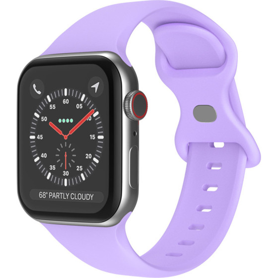 Techsuit - Watchband (W031) - Apple Watch 1/2/3/4/5/6/7/8/9/10/SE/SE 2 (38/40/41/42mm) - Purple