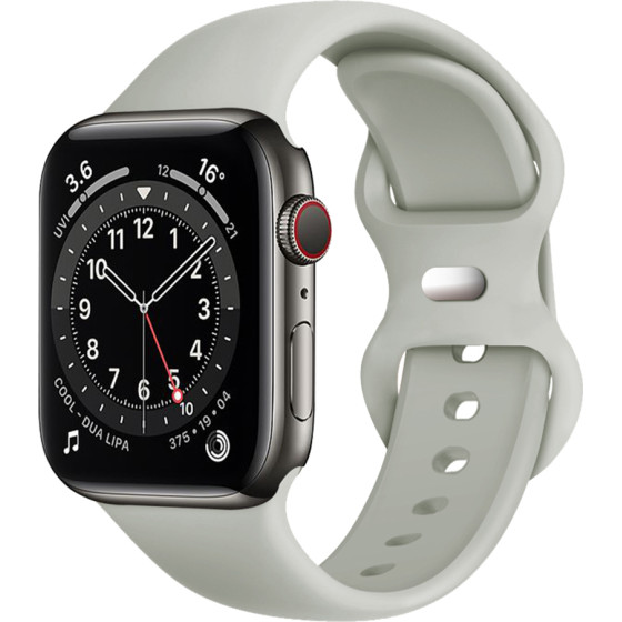 Techsuit - Watchband (W031) - Apple Watch 1/2/3/4/5/6/7/8/9/10/SE/SE 2/Ultra/Ultra 2 (42/44/45/46/49mm) - Gray