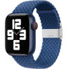 Techsuit - Watchband (W032) - Apple Watch 1/2/3/4/5/6/7/8/9/10/SE/SE 2 (38/40/41/42mm) - Atlantic Blue