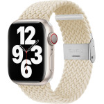 Techsuit - Watchband (W032) - Apple Watch 1/2/3/4/5/6/7/8/9/10/SE/SE 2/Ultra/Ultra 2 (42/44/45/46/49mm) - Star Light