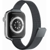 Techsuit - Watchband (W034) - Apple Watch 1/2/3/4/5/6/7/8/9/10/SE/SE 2/Ultra/Ultra 2 (42/44/45/46/49mm) - Black