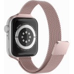 Techsuit - Watchband (W034) - Apple Watch 1/2/3/4/5/6/7/8/9/10/SE/SE 2/Ultra/Ultra 2 (42/44/45/46/49mm) - Pink