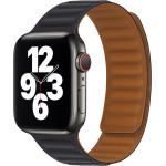 Techsuit - Watchband (W035) - Apple Watch 1/2/3/4/5/6/7/8/9/10/SE/SE 2 (38/40/41/42mm) - Black