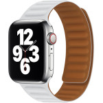 Techsuit - Watchband (W035) - Apple Watch 1/2/3/4/5/6/7/8/9/10/SE/SE 2/Ultra/Ultra 2 (42/44/45/46/49mm) - White