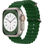 Techsuit - Watchband (W038) - Apple Watch 1/2/3/4/5/6/7/8/9/10/SE/SE 2 (38/40/41/42mm) - Army Green