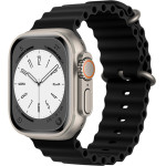 Techsuit - Watchband (W038) - Apple Watch 1/2/3/4/5/6/7/8/9/10/SE/SE 2 (38/40/41/42mm) - Black