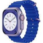 Techsuit - Watchband (W038) - Apple Watch 1/2/3/4/5/6/7/8/9/10/SE/SE 2 (38/40/41/42mm) - Blue
