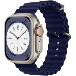 Techsuit - Watchband (W038) - Apple Watch 1/2/3/4/5/6/7/8/9/10/SE/SE 2 (38/40/41/42mm) - Dark Blue