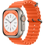 Techsuit - Watchband (W038) - Apple Watch 1/2/3/4/5/6/7/8/9/10/SE/SE 2 (38/40/41/42mm) - Orange