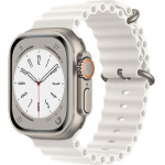 Techsuit - Watchband (W038) - Apple Watch 1/2/3/4/5/6/7/8/9/10/SE/SE 2 (38/40/41/42mm) - White