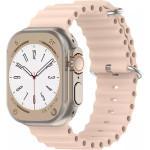 Techsuit - Watchband (W038) - Apple Watch 1/2/3/4/5/6/7/8/9/10/SE/SE 2/Ultra/Ultra 2 (42/44/45/46/49mm) - Pink