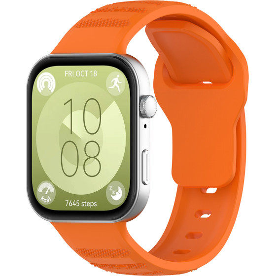 Techsuit - Watchband (W050) - Huawei Watch Fit 3 - Orange