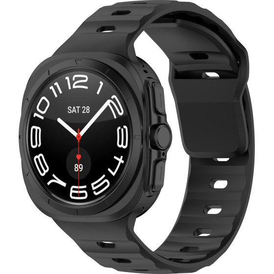 Techsuit - Watchband (W055) - Samsung Galaxy Watch Ultra 47mm - Black