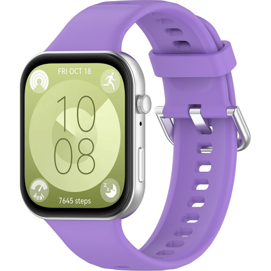 Techsuit - Watchband (W061) - Huawei Watch Fit 3 - Purple
