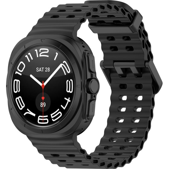 Techsuit - Watchband (W062) - Samsung Galaxy Watch Ultra 47mm - Black