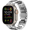 Techsuit - Watchband (W063) - Apple Watch 1/2/3/4/5/6/7/8/9/10/SE/SE 2/Ultra/Ultra 2 (42/44/45/46/49mm) - Silvery