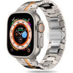 Techsuit - Watchband (W063) - Apple Watch 1/2/3/4/5/6/7/8/9/10/SE/SE 2/Ultra/Ultra 2 (42/44/45/46/49mm) - Titanium Orange