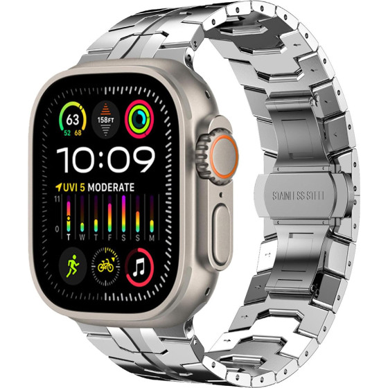 Techsuit - Watchband (W063) - Huawei Watch GT 2 (46mm)/GT 2 Pro/GT 3 Pro (46mm)/Ultimate, Xiaomi Watch S1 - Silvery