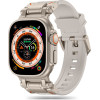 Techsuit - Watchband (W064) - Apple Watch 1/2/3/4/5/6/7/8/9/10/SE/SE 2/Ultra/Ultra 2 (42/44/45/46/49mm) - Titanium Silver Starlight
