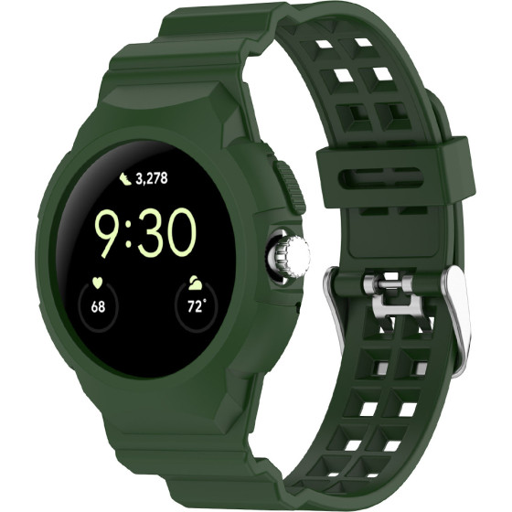 Techsuit - Watchband (W065) - Google Pixel Watch / Watch 2 / Watch 3 41mm - Green