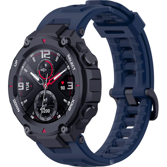Techsuit - Watchband (W067) - Amazfit T-Rex / T-Rex Pro - Navy Blue